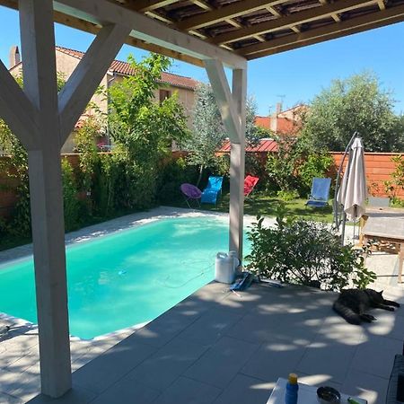Cugnaux Toulouse Metropole Ouest Chambre Privee De Luxe - Sdb Wc Privee Terrasse Piscine Aqua Bike المظهر الخارجي الصورة